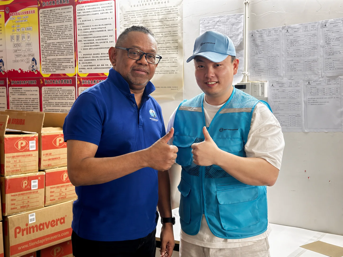 SSTI client visit in China